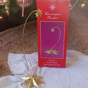 16" christopher radko ornament stand